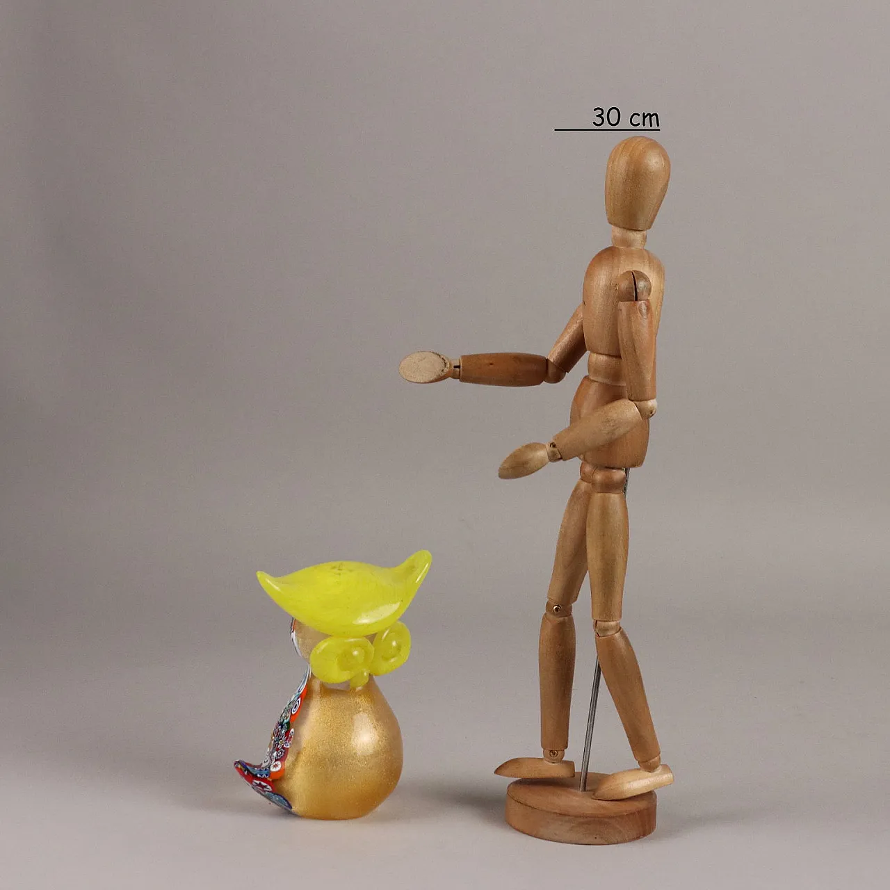 Gufo in vetro di Murano di Gambaro e Poggi, fine '900 2