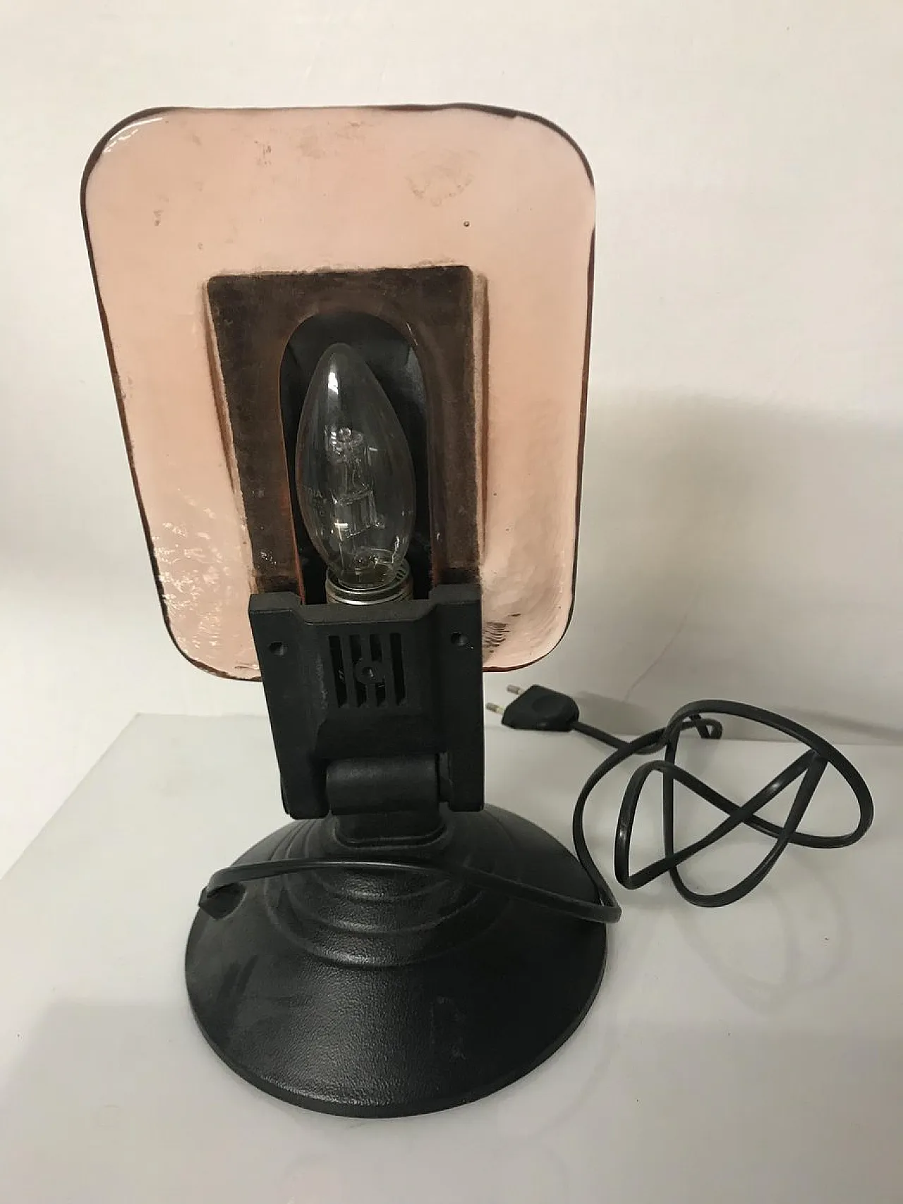 Coppia lampade da tavolo in vetro di Murano di MZeta,, anni '70 2