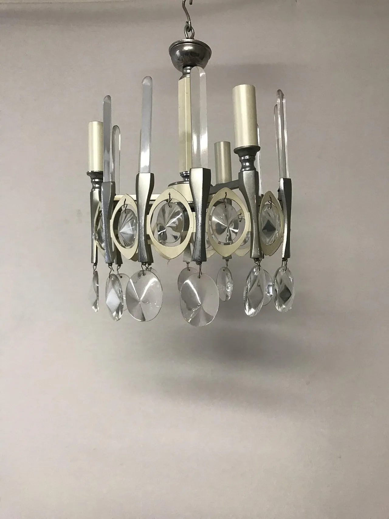 Mid-Century chandelier by Gaetano Sciolari, Italy 1