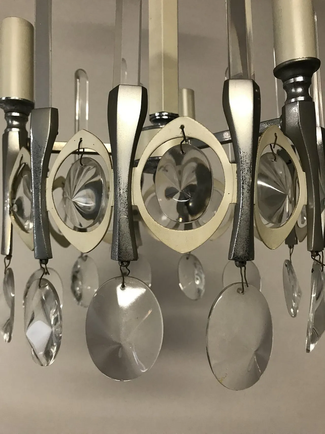 Mid-Century chandelier by Gaetano Sciolari, Italy 6