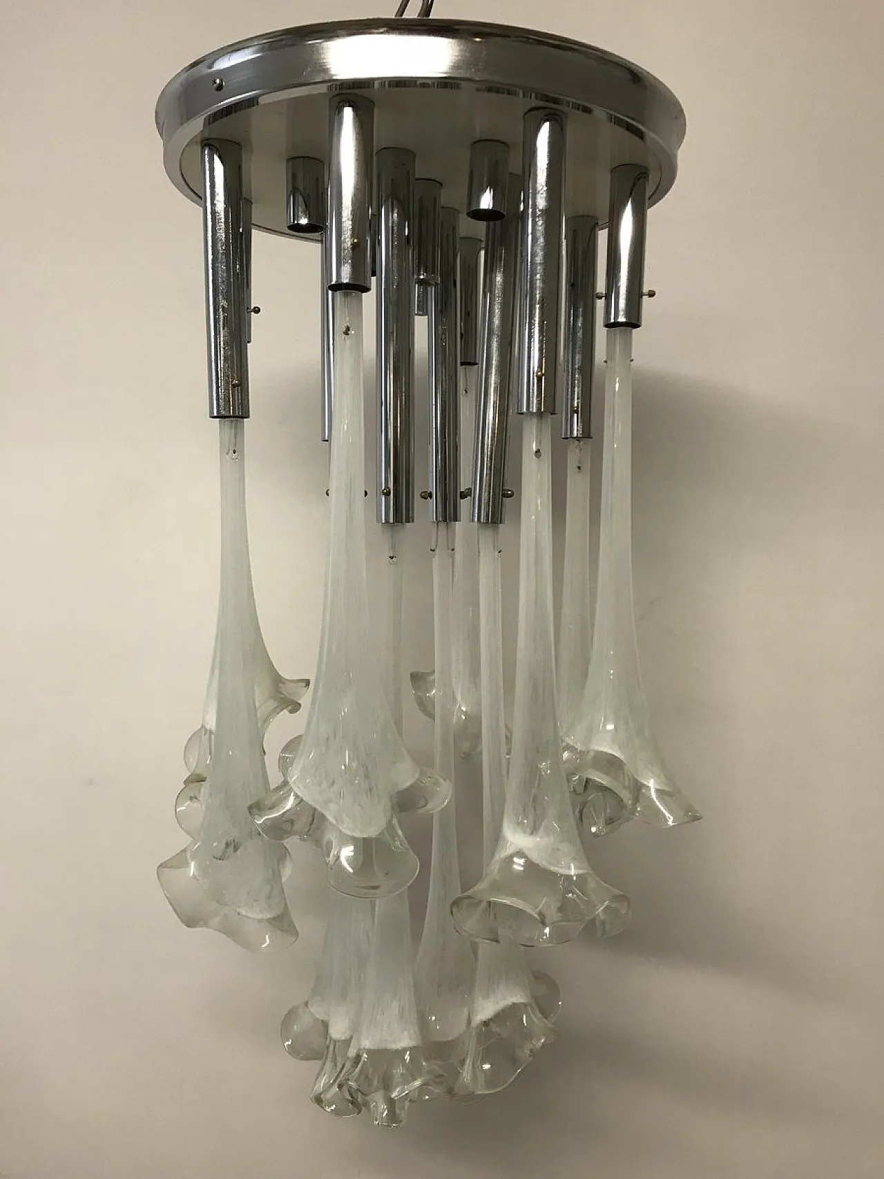 Mid-Century Murano glass pendant lamp 1
