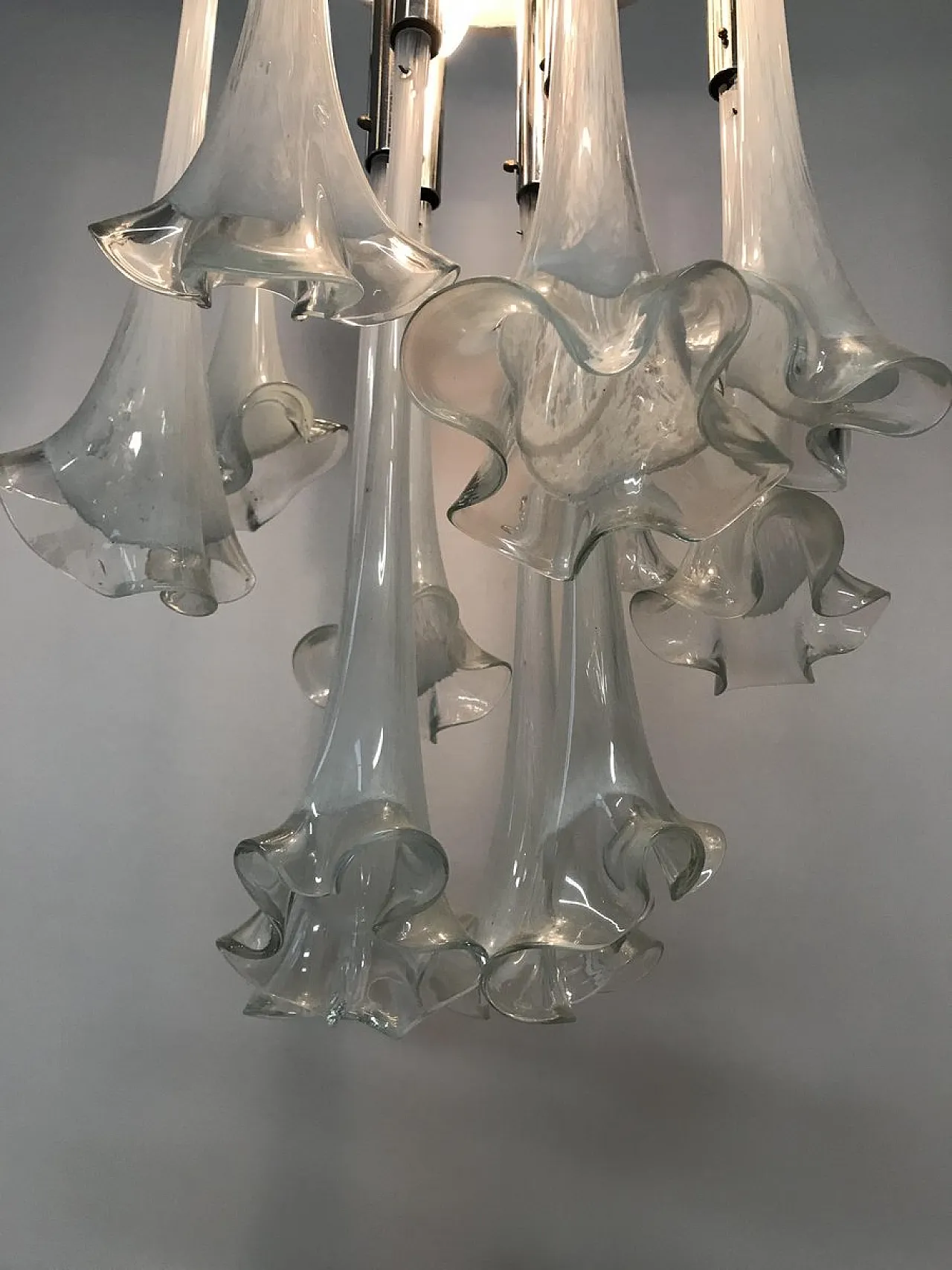 Mid-Century Murano glass pendant lamp 3
