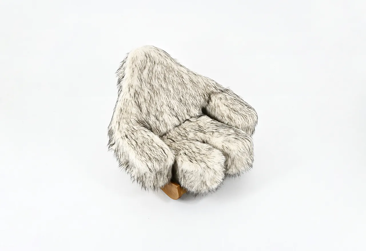 Sedia a dondolo "Yeti" di Mario Scheichenbauer per Elam, anni '60 2