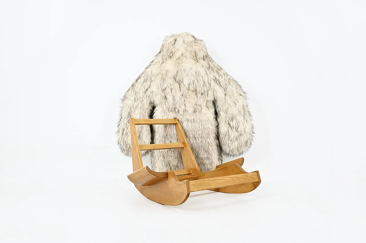 Sedia a dondolo "Yeti" di Mario Scheichenbauer per Elam, anni '60 8