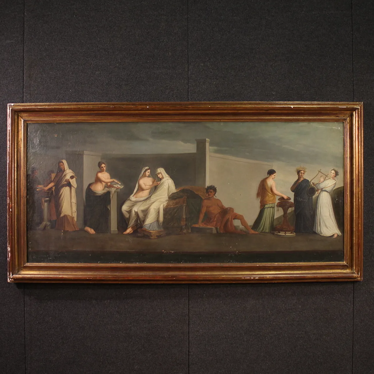 French painting The Aldobrandini Wedding, 19th century 1