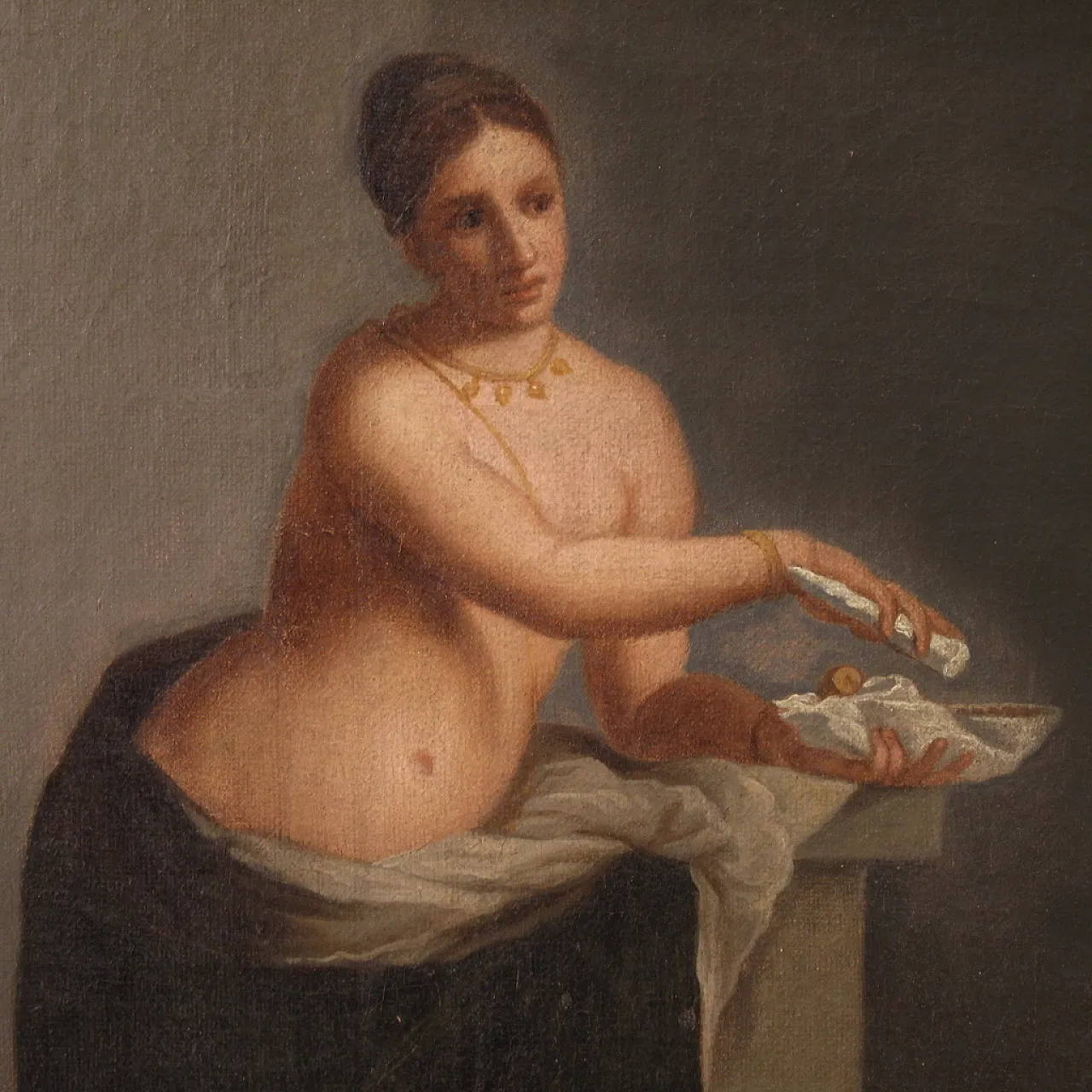 French painting The Aldobrandini Wedding, 19th century 4