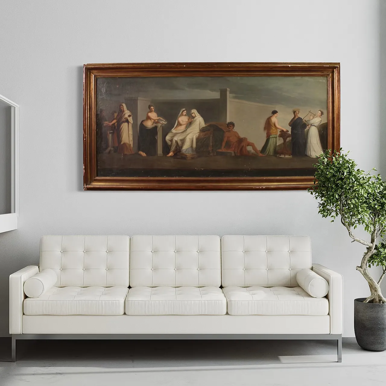 French painting The Aldobrandini Wedding, 19th century 7