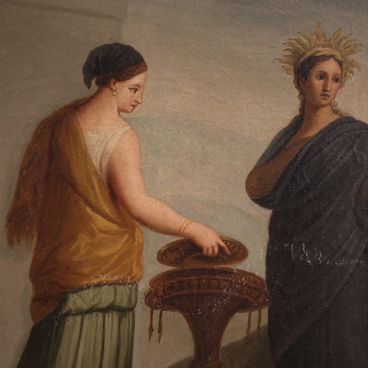 French painting The Aldobrandini Wedding, 19th century 12