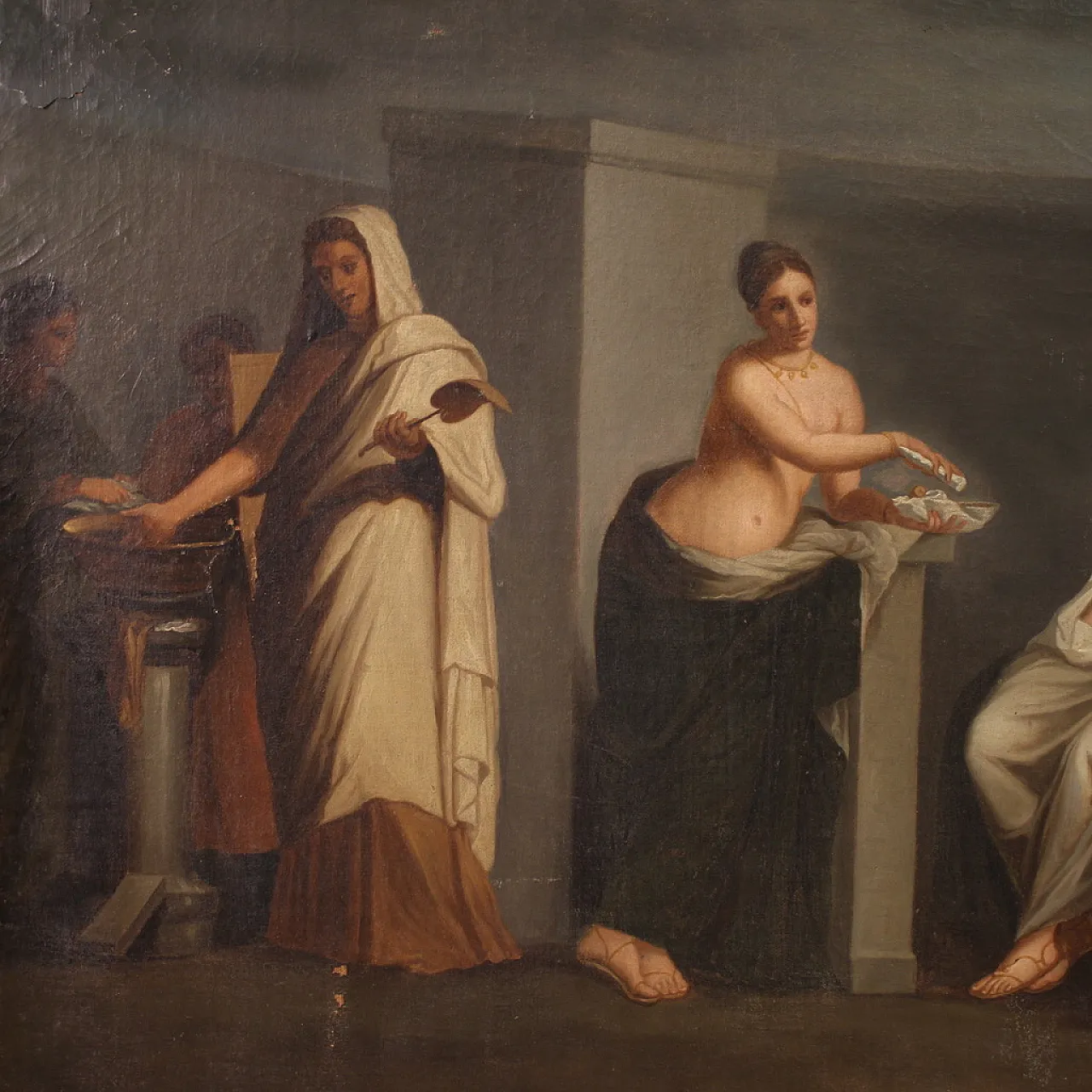 French painting The Aldobrandini Wedding, 19th century 15