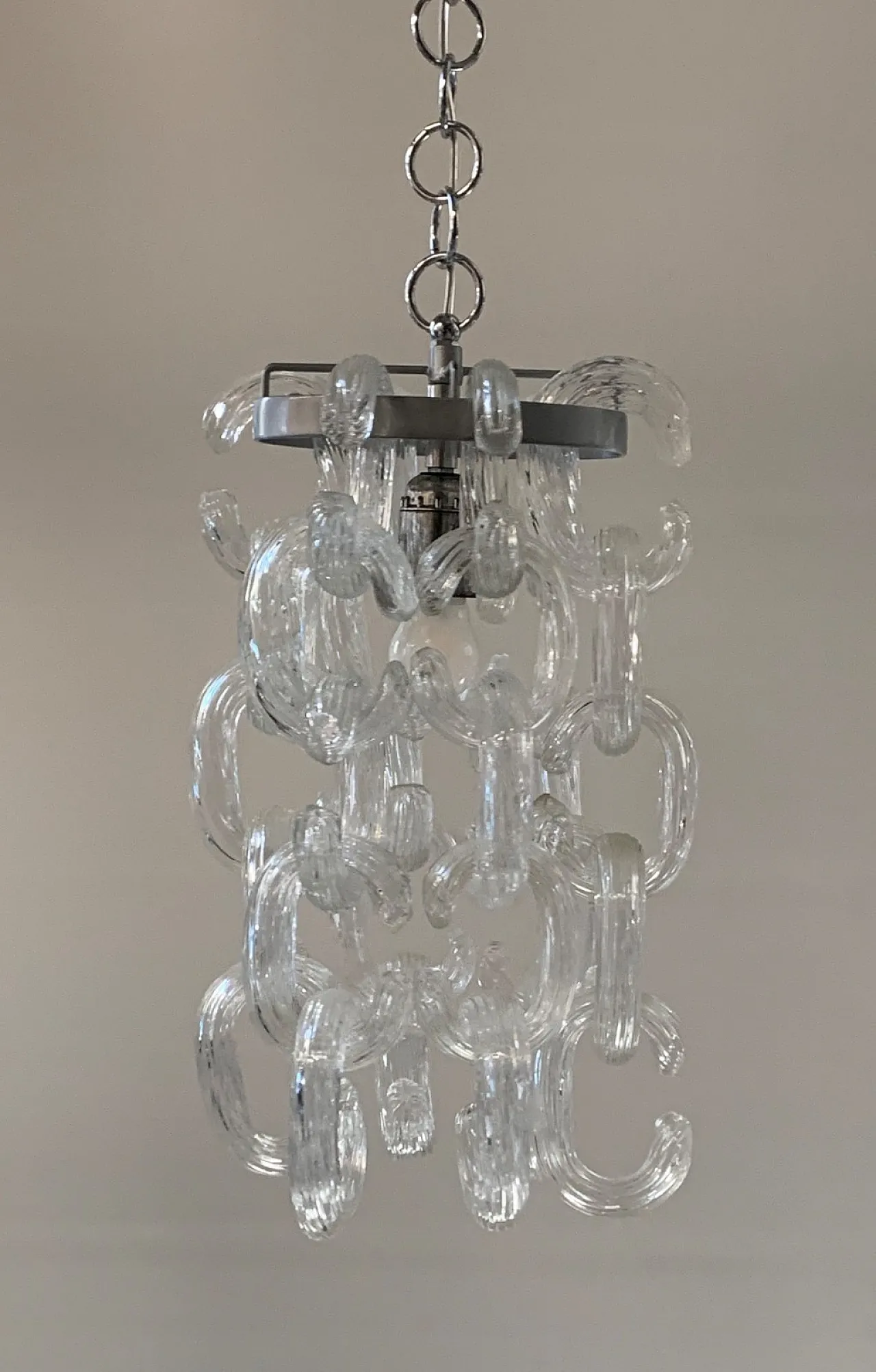 Lampadario Murano C-Module attribuito ad Aureliano Toso, '900 5