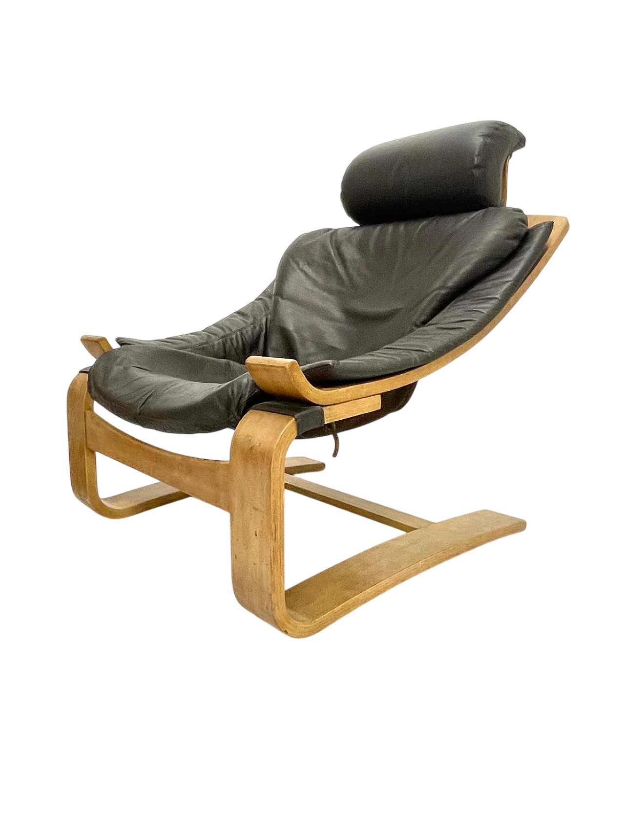 Pair of Kroken armchairs by Ake Fribytter for Nelo Mobel, 70s 25