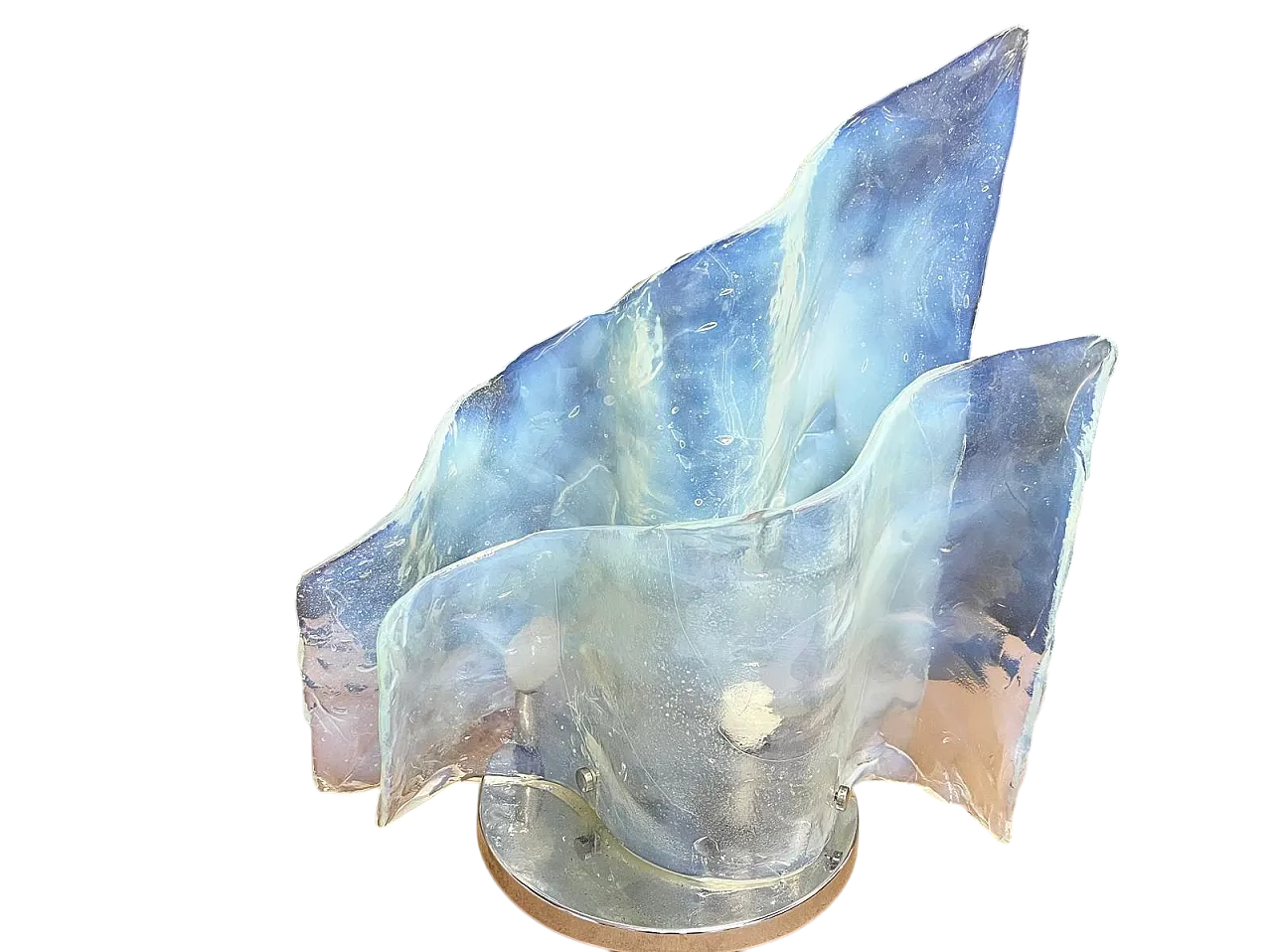 Lampada in vetro di Murano di Carlo Nason per Mazzega, anni '70 12