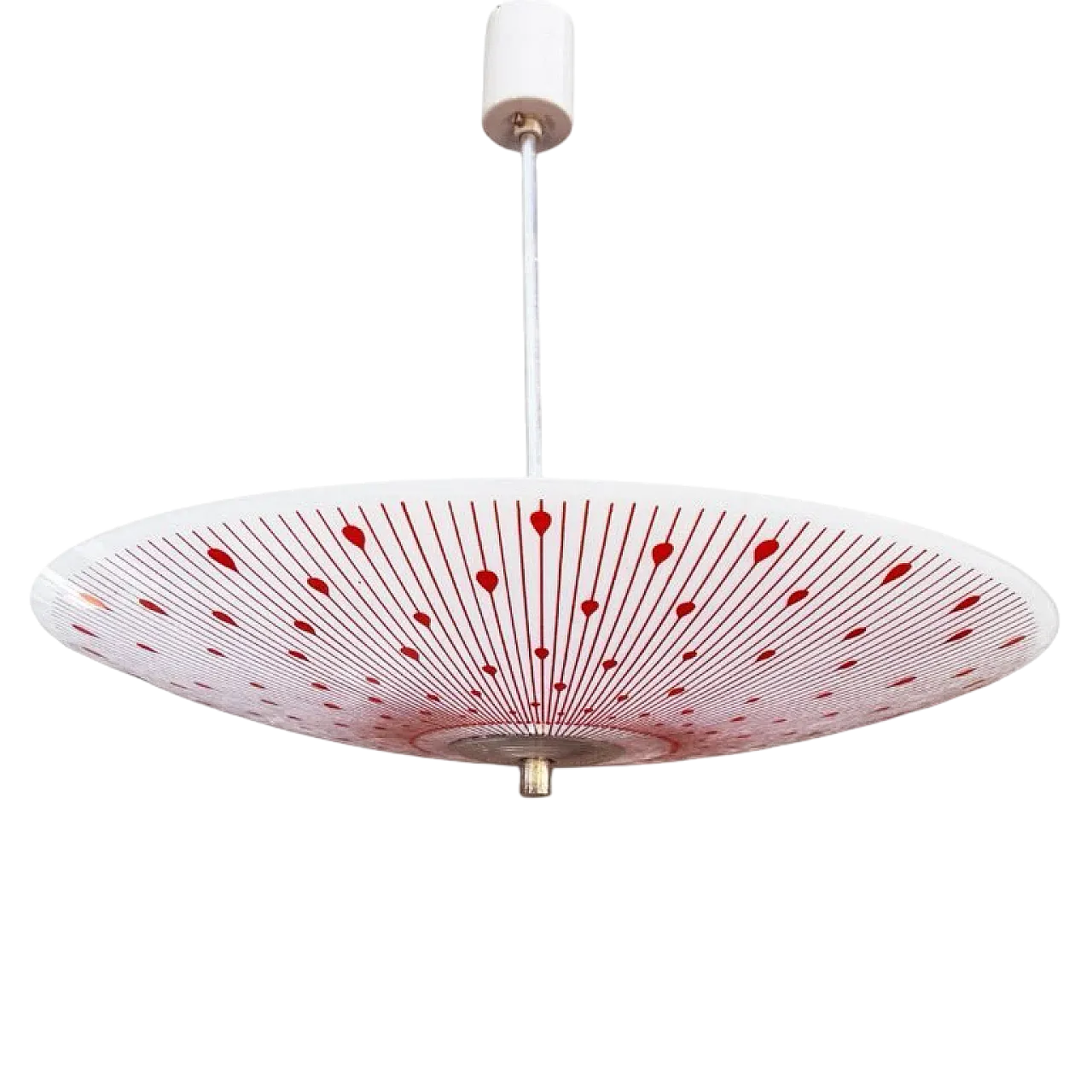 Lampada da soffitto a ombrello Napako, fine '900 9