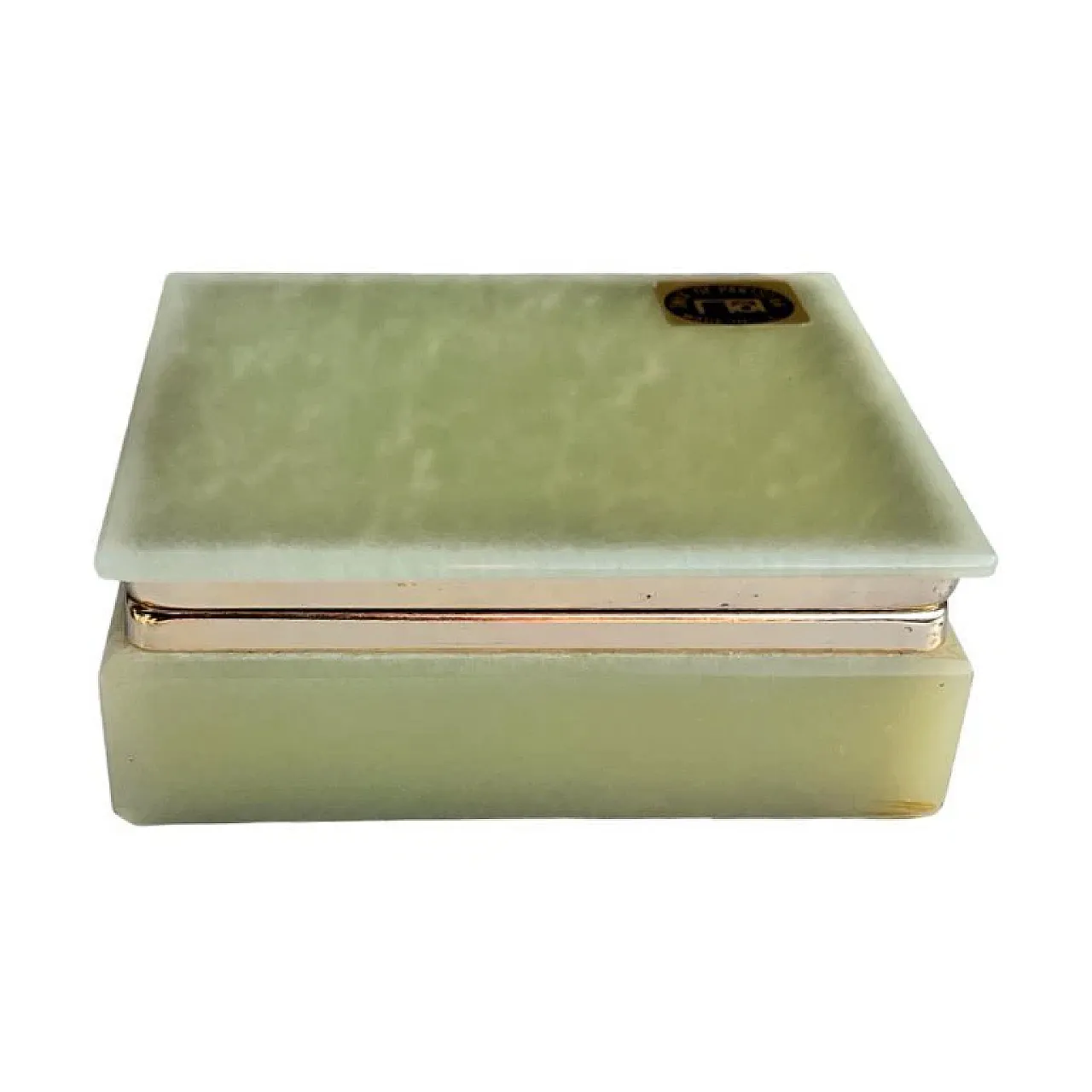 Onyx box handcrafted, 1970s 7