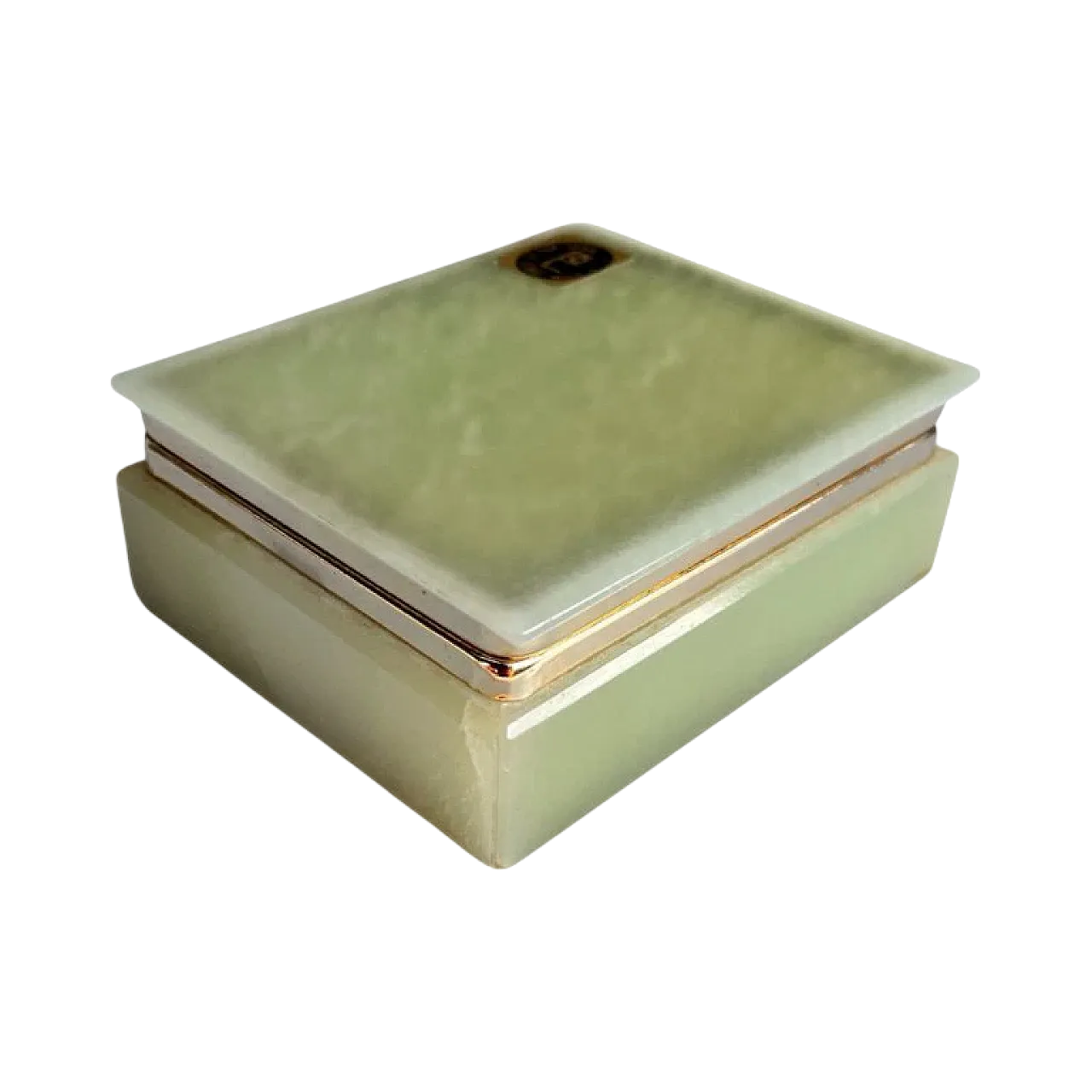 Onyx box handcrafted, 1970s 10