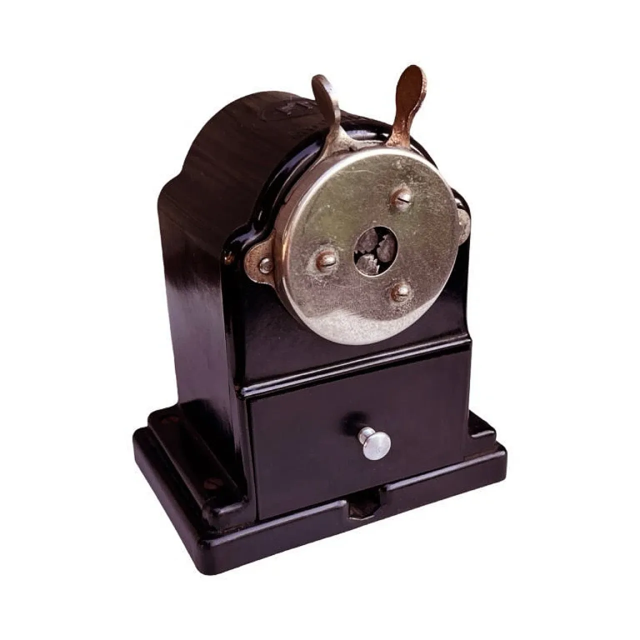 Temperamatite da tavolo in metallo cromato, anni '30 1