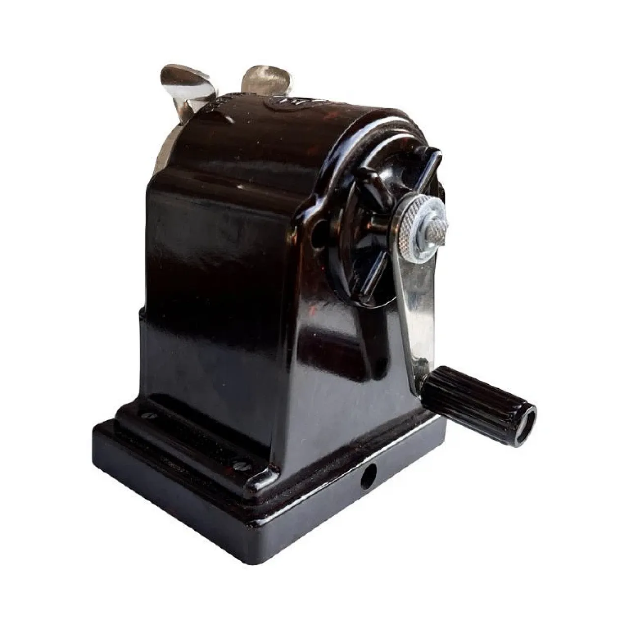 Temperamatite da tavolo in metallo cromato, anni '30 7