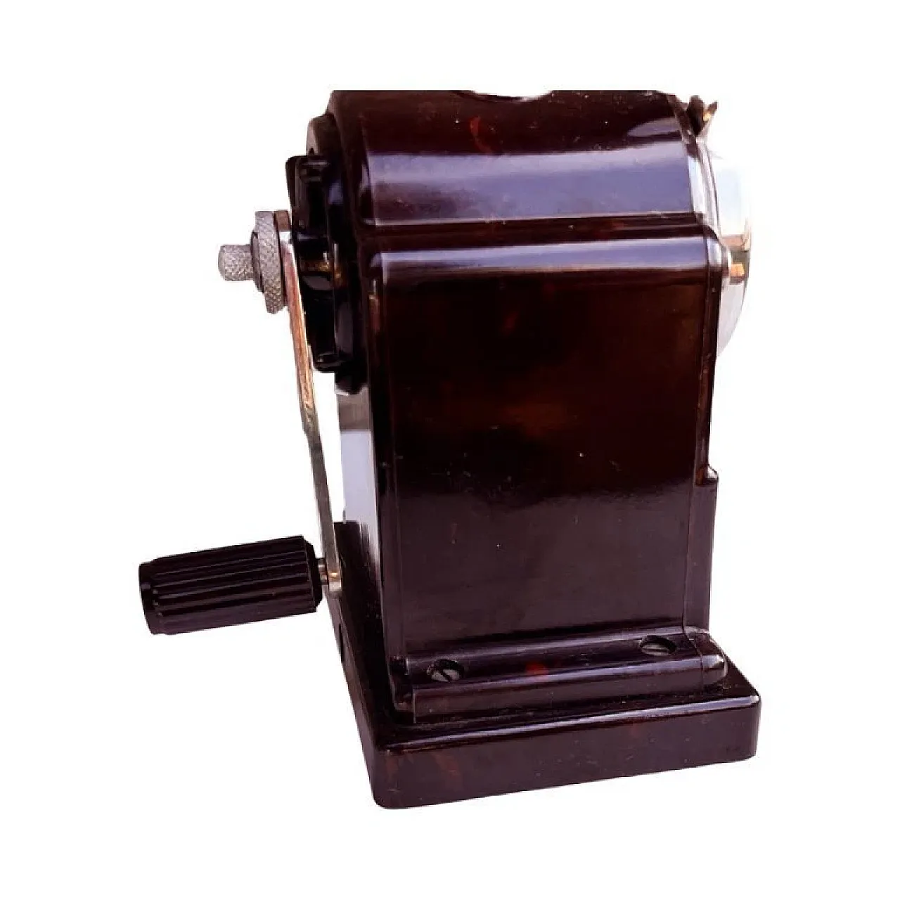 Temperamatite da tavolo in metallo cromato, anni '30 9