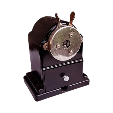 Temperamatite da tavolo in metallo cromato, anni '30