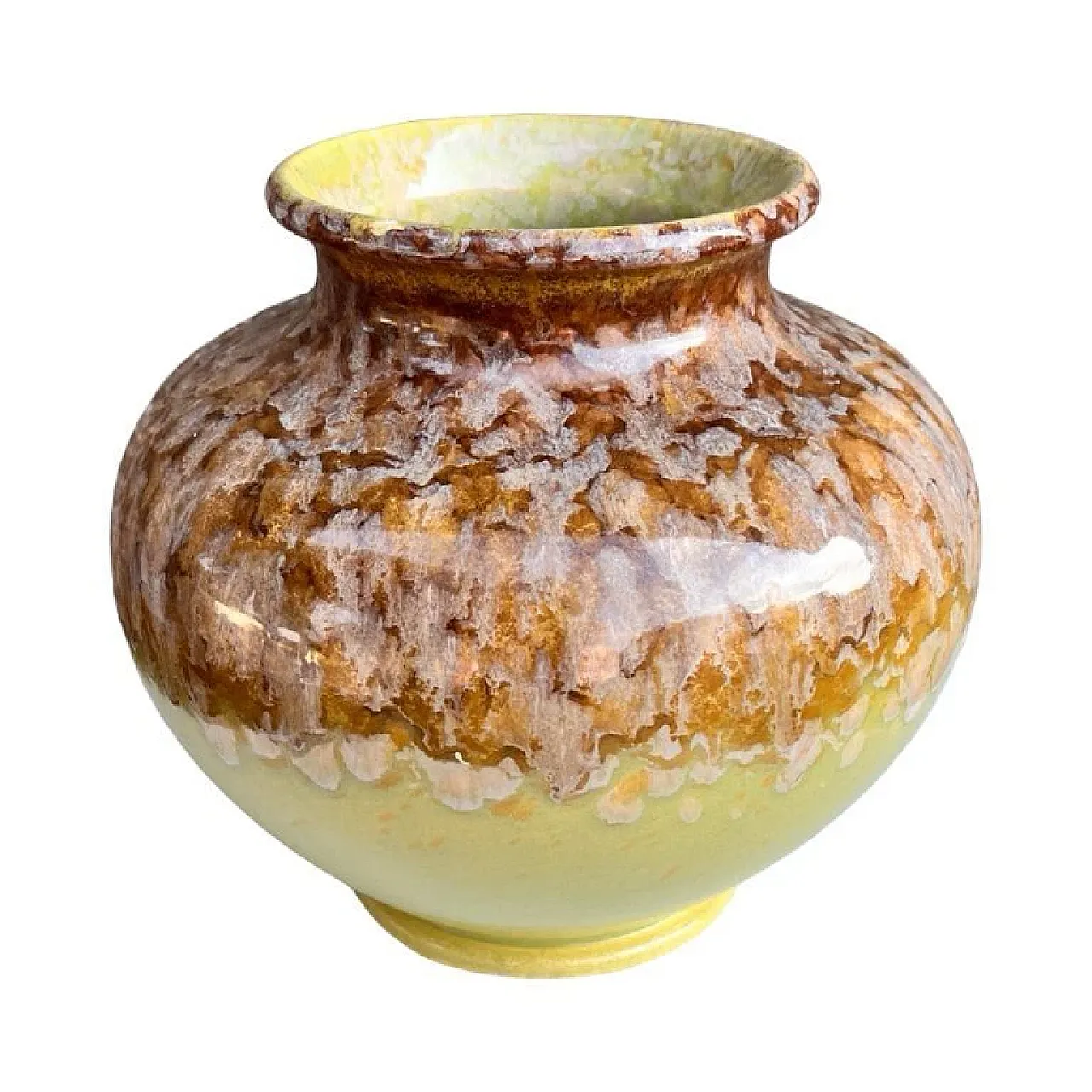 SS Meissen glazed ceramic vase type 1107/8, 1960s 3