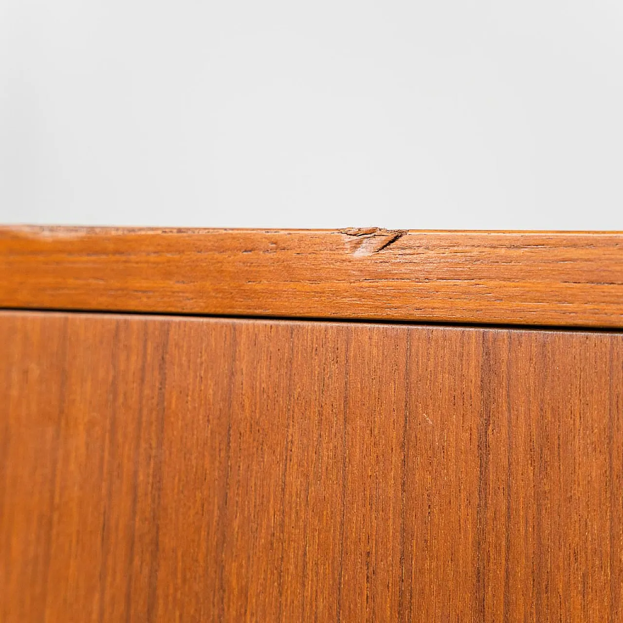 AV bookcase Teak and metal furnishings, 1960s 9
