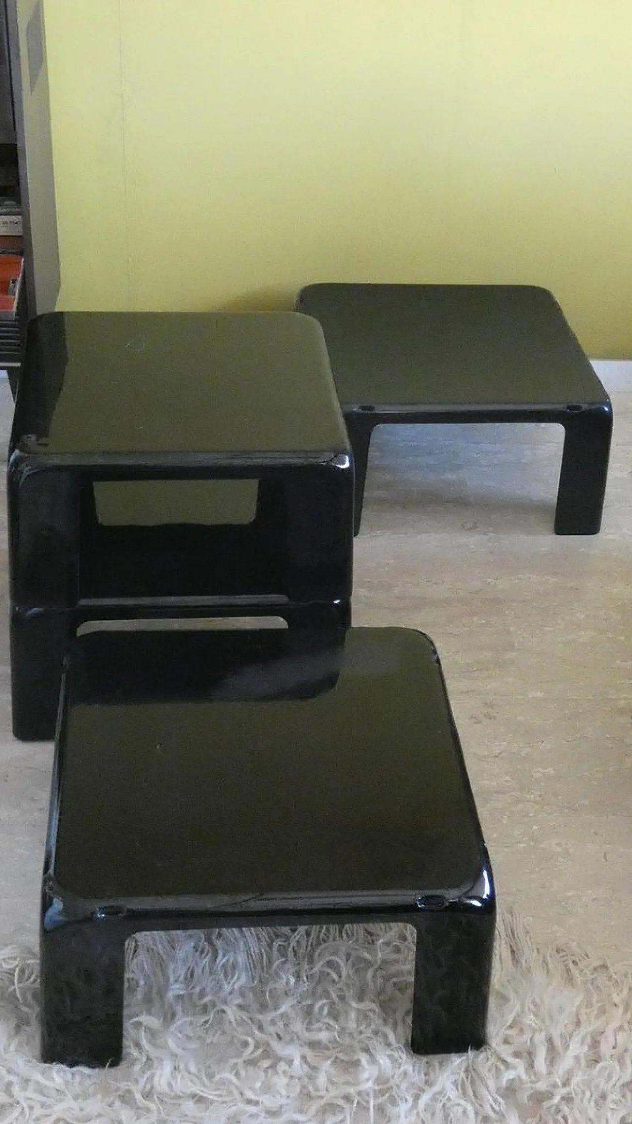 4Tavoli impilabili Quattro Gatti di Mario Bellini per C&B Italia, 1967 16