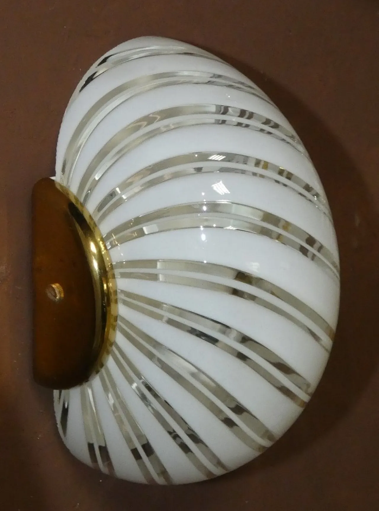 3 Lampade da parete in vetro di Murano di F. Fabbian, Italia, anni '80 4