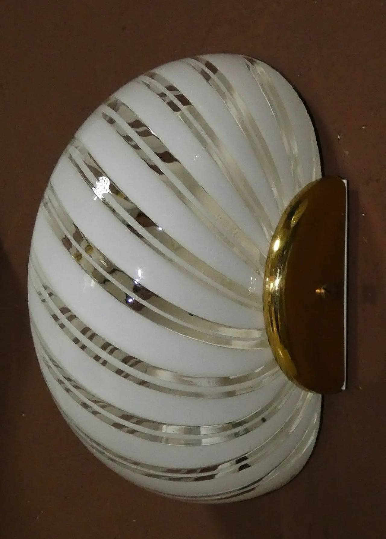 3 Lampade da parete in vetro di Murano di F. Fabbian, Italia, anni '80 10