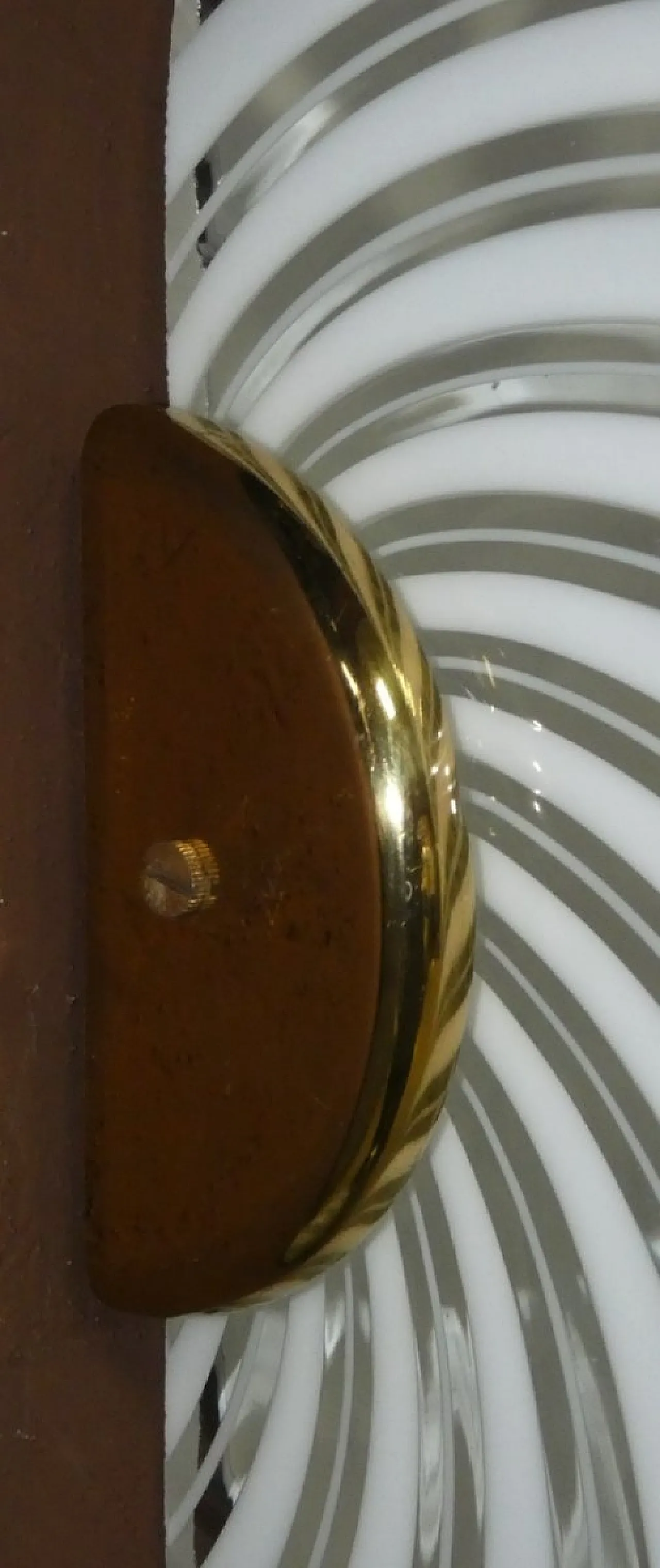 3 Lampade da parete in vetro di Murano di F. Fabbian, Italia, anni '80 11