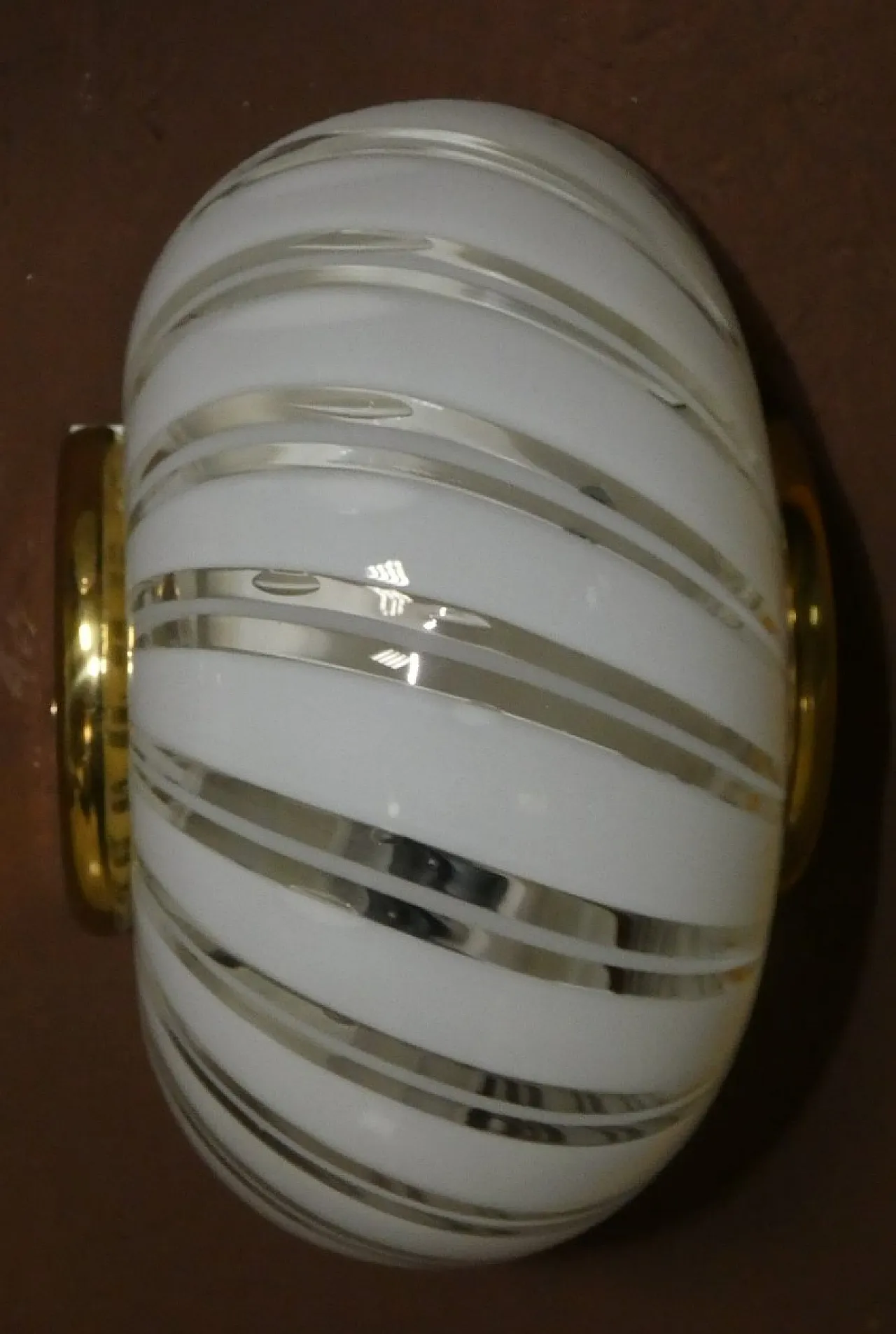 3 Lampade da parete in vetro di Murano di F. Fabbian, Italia, anni '80 13