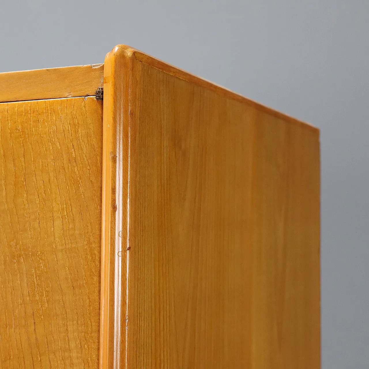 Armadio in metallo, ottone e mogano, '900 5