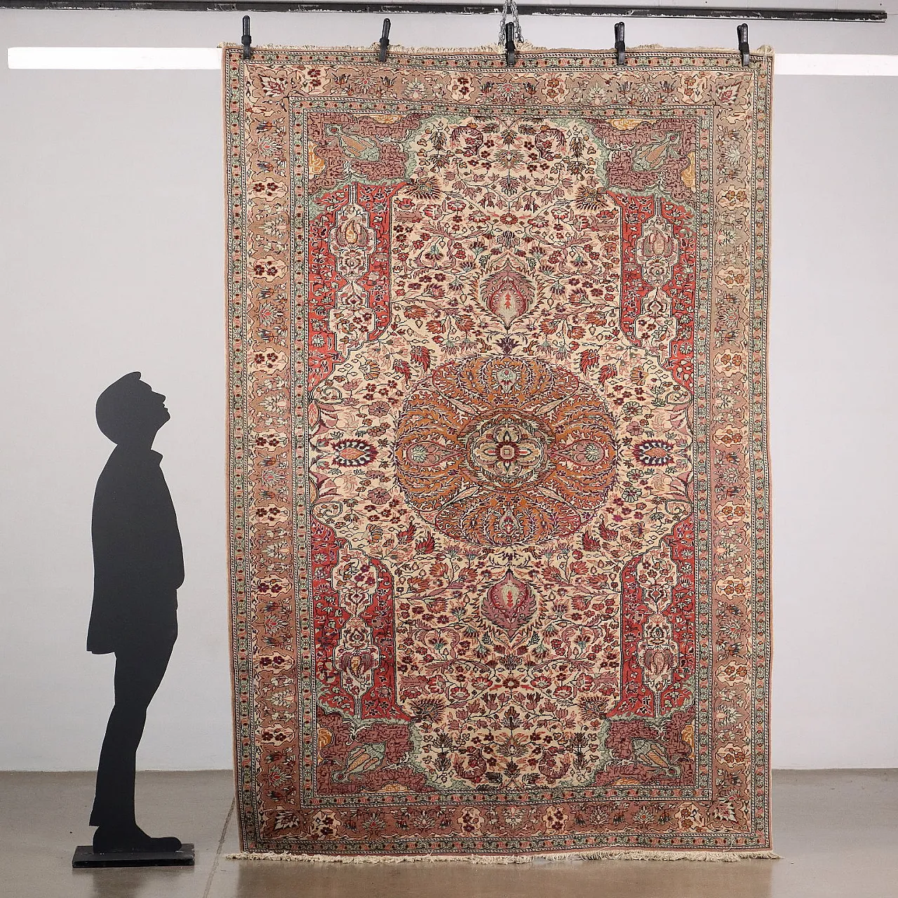 Tappeto Kayseri in cotone e lana, fine '900 2