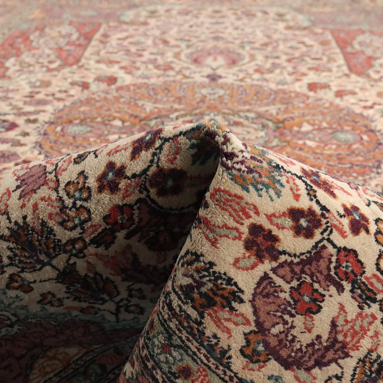 Tappeto Kayseri in cotone e lana, fine '900 10