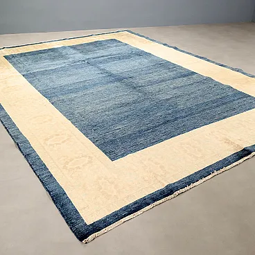 Herat rug in cotton and wool, thick knot, handmade, 20th century