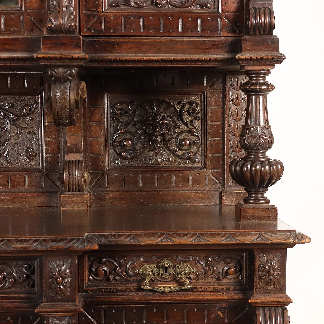 Neo-Renaissance style double-bodied sideboard, late 19th century 9
