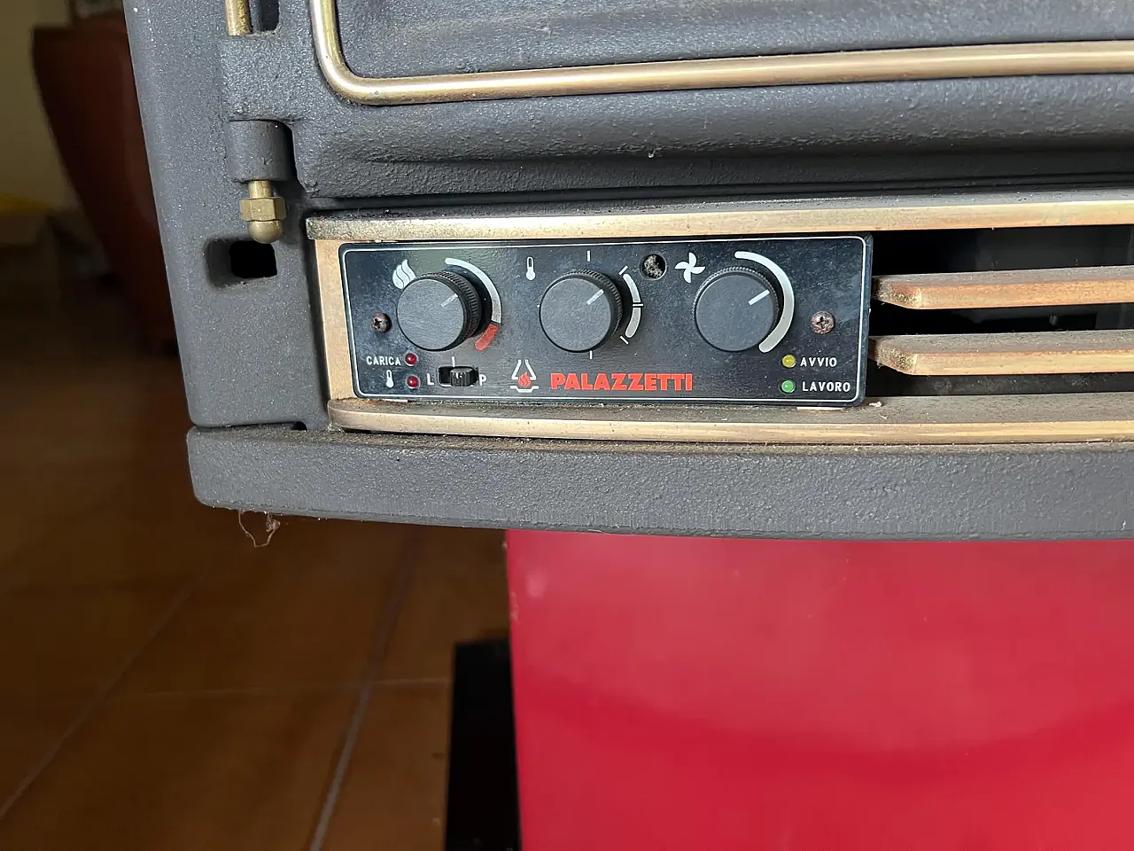 Stufa a pellet in ghisa, anni '90 3