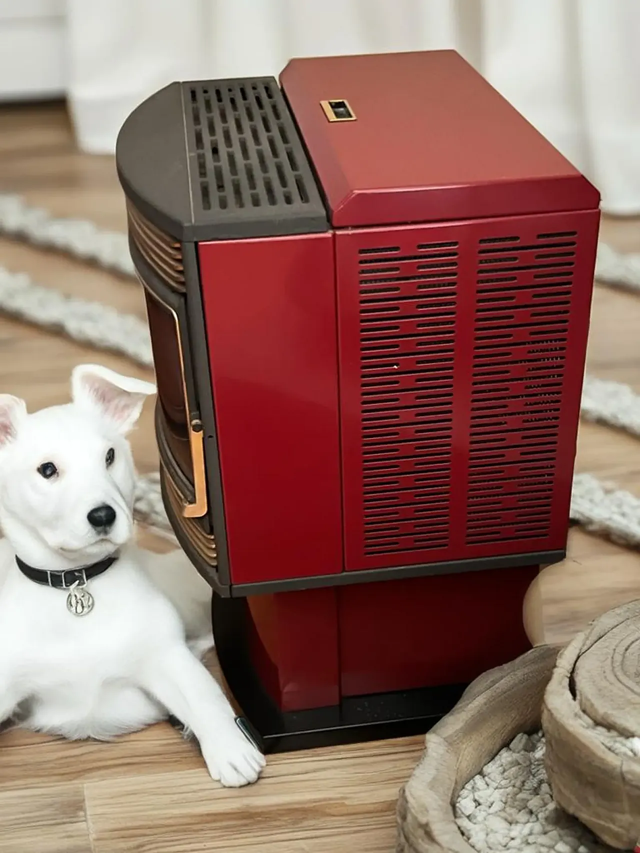 Stufa a pellet in ghisa, anni '90 5