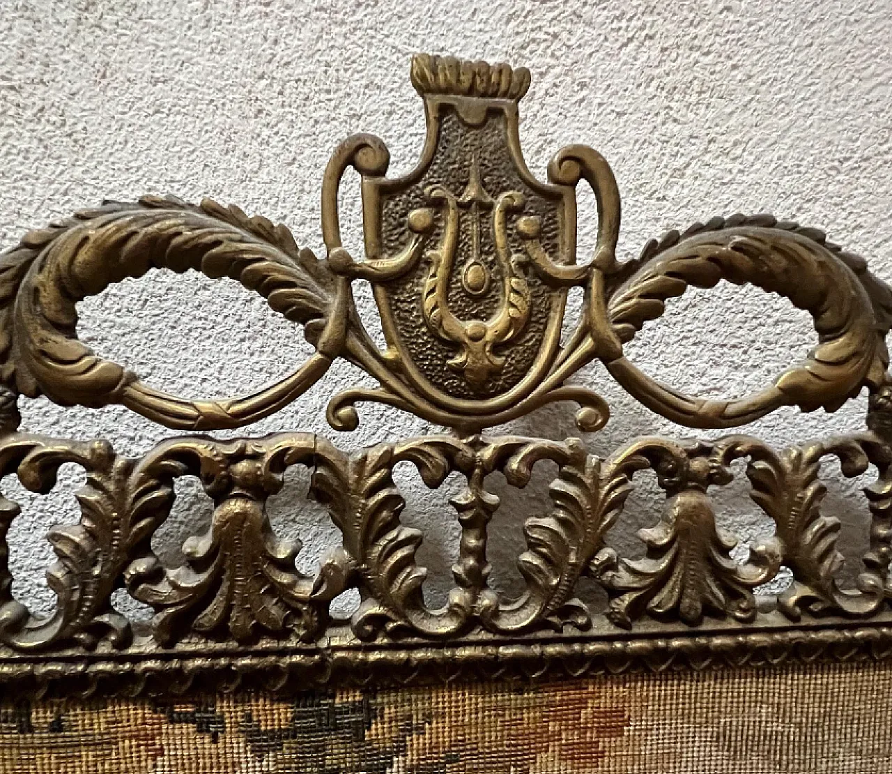 Aubusson style wall tapestry with integrated coat hooks, 1960s 4