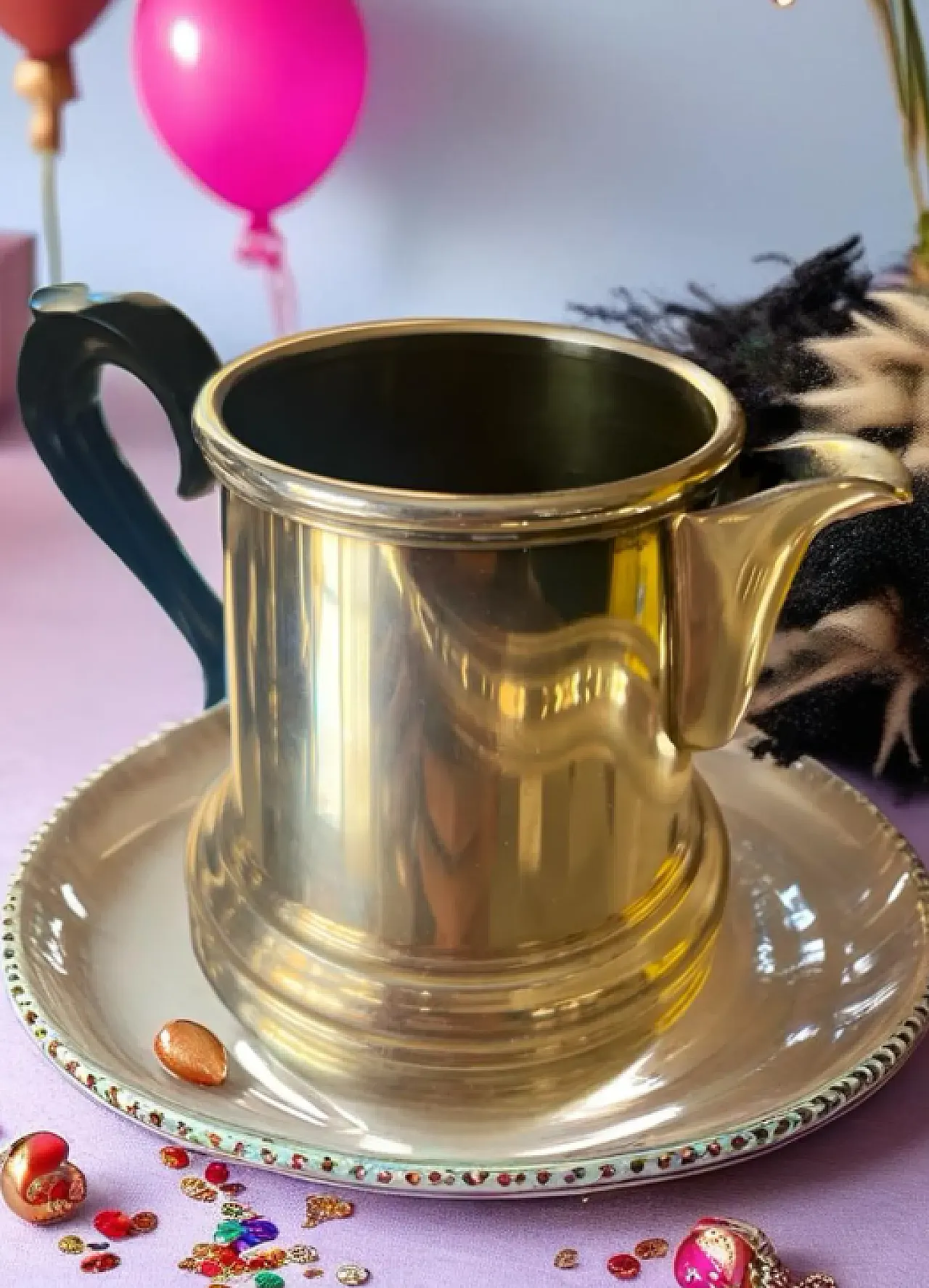 Silver plated coffee set, 20th century 3