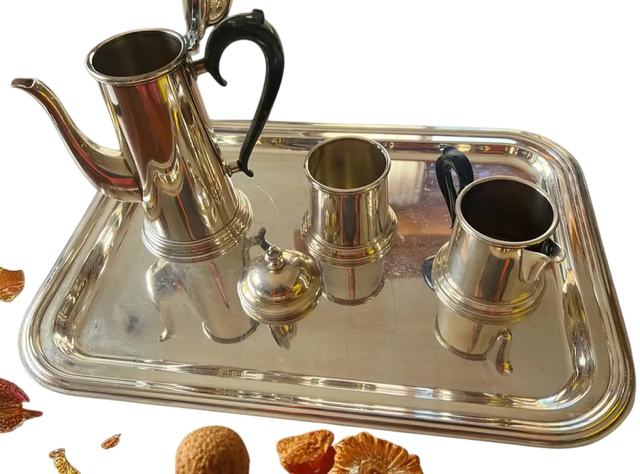 Silver plated coffee set, 20th century 6