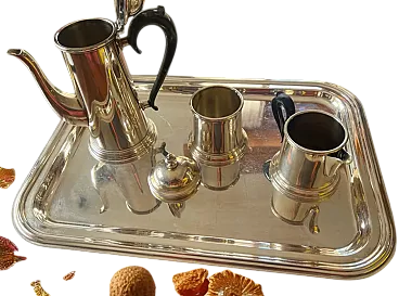Silver plated coffee set, 20th century