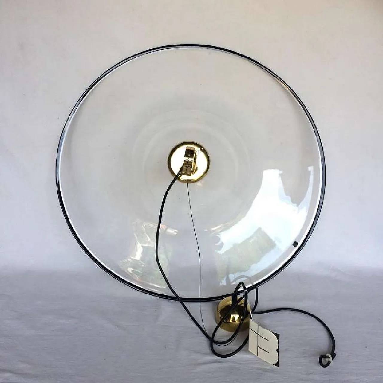 Lampada a sospensione Incalmo di ITRE in vetro di Murano, anni '80 2