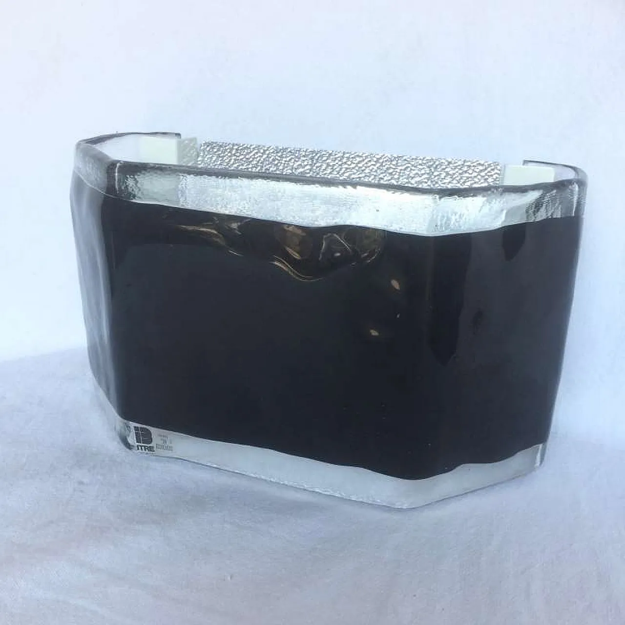 Eos wall lamp in Murano glass by Ied for Itre, 1980s 1