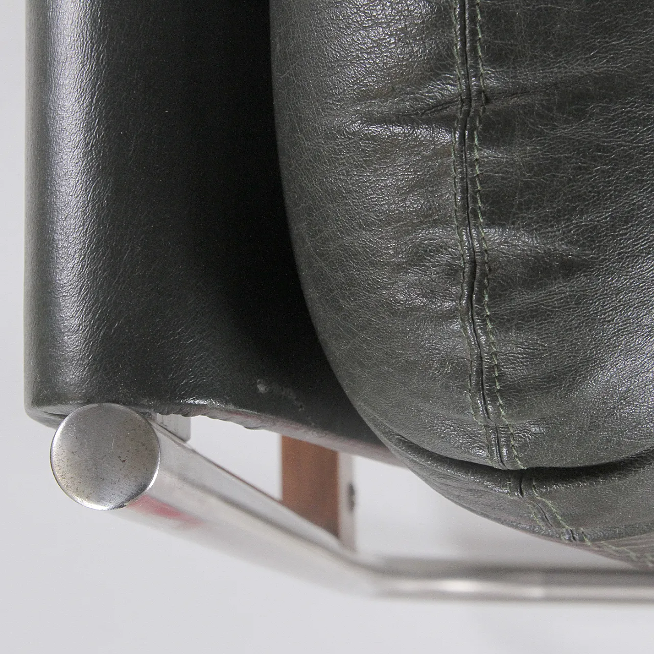 4 Faux leather armchairs, 1970s 23