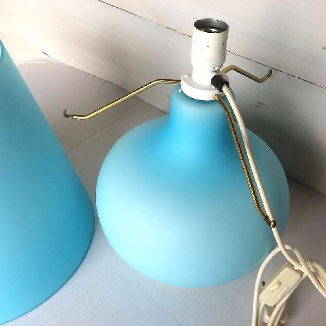 Lampada da tavolo di ITRE in vetro di Murano, anni '80 6