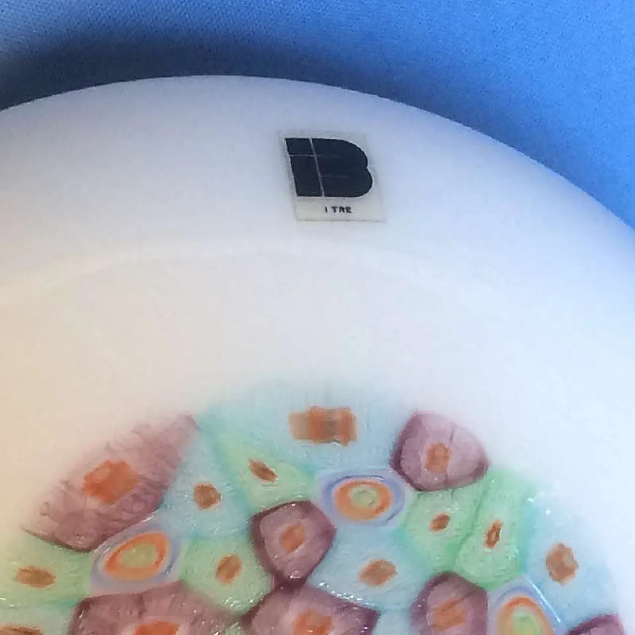 Plafoniera ITRE vetro Murrina, anni '80 2