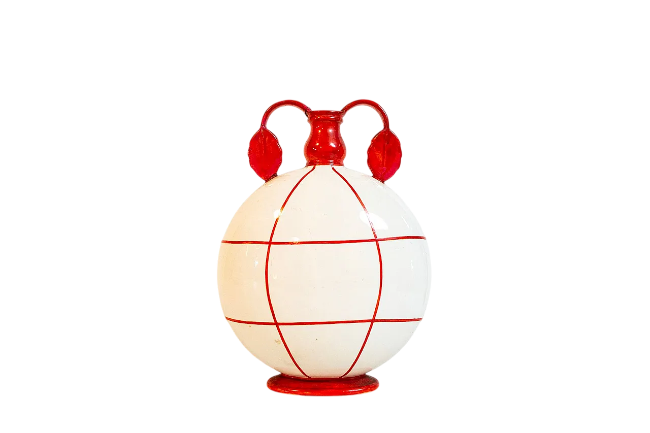 Vaso Monza 83 di Guido Androvitz per Società Italiana Ceramica Laveno, anni '20 6