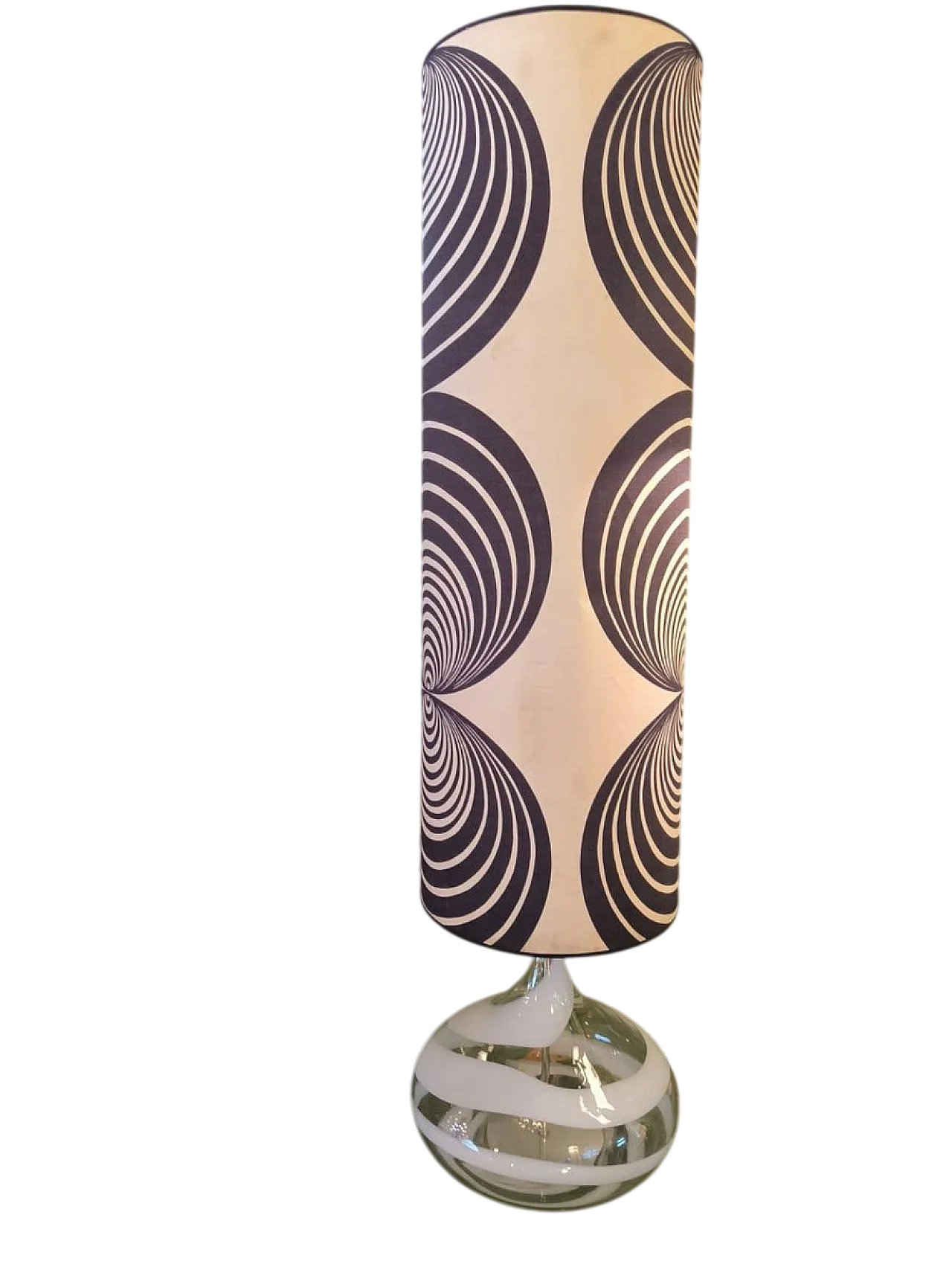 Murano lamp with lampshade, 1970s 7