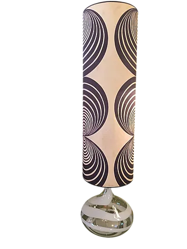 Murano lamp with lampshade, 1970s