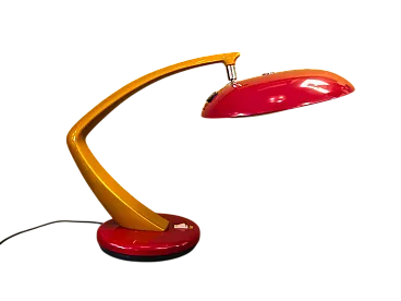 Boomerang table lamp in metal, 1960s